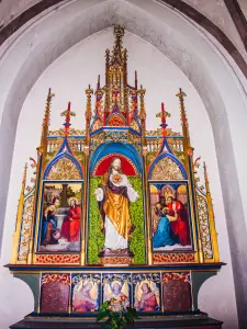 Een andere kapel in de kerk van Orbey (© JE)