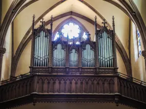 Orgel van de kerk van Orbey (© JE)