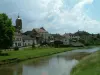 Ormoy - Veduta del villaggio dal canale