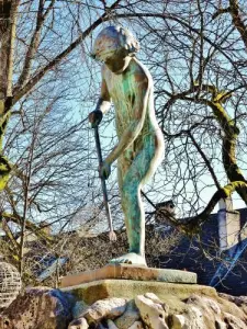 Estátua do pescador de Chavots (© Jean Espirat)