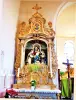 Saint Mary altar, in the church (© Jean Espirat)