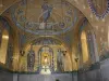 Inside a chapel of Mont Sainte-Odile