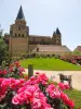Basílica, vista del jardín de Saint-Hugues (© Marie Kusek - Oficina de turismo de Paray-le-Monial)