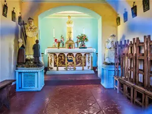 Interior da capela de Sausset (© JE)