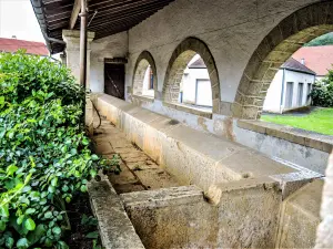 Chaux-lès-Clerval - Bekkens van de fontein-lavoir (© JE)