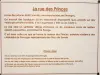 Information about rue des Princes (© J.E)