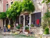Medieval alley in Pérouges (© Marilou Perino)
