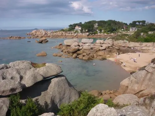 Strand van Bastille - Recreatiegebied in Perros-Guirec