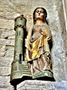 Standbeeld in de kerk (© J. E)