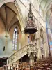 Chaire de l'église Saint-Amé et Saint-Blaise (© Jean Espirat)