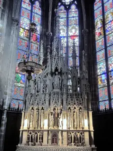 Retablo de la iglesia de Saint-Amé y Saint-Blaise (© Jean Espirat)