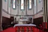 Inside the Saint-Melec church