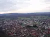 Poligny, vue générale de la ville