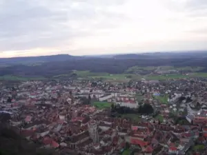 Poligny, Gesamtansicht der Stadt