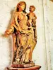 Vierge à l'Enfant, dans la collégiale Saint-Hippolyte (© Jean Espirat)