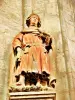 Statue dans la collégiale (© Jean Espirat)