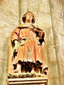 Statue in der Stiftskirche (© Jean Espirat)