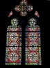 Stained glass window of the collegiate church (© Jean Espirat)