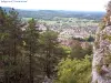 Poligny vue du Trou de la Lune