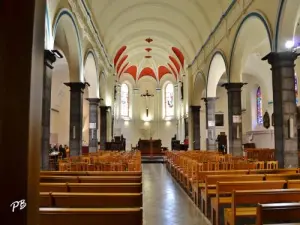 Interior of St.-Marien-Kirche in Pevele