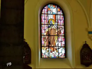 Interior of St.-Marien-Kirche in Pevele