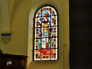 Interior of St.-Marien-Kirche in Pevele