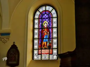 Interior of St.-Marien-Kirche in Pevele