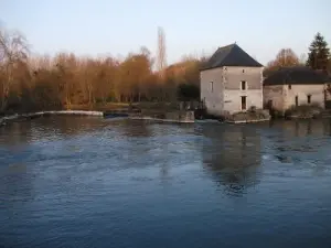 Het molens en Potard Clausset gezien aan de zuidkant