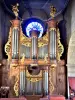 Orgue Saumet de 1758, dans l'église (© J.E)