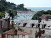 Le port de Pornic vu de la ville haute