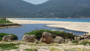 Playa Capu Laurosu (desembocadura del río Rizzanese)