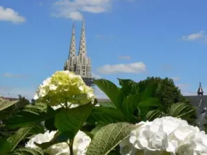 Las agujas de la catedral de Saint-Corentin