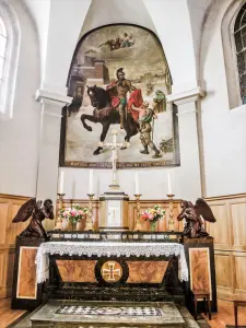 Retable de l'église de Quingey (© J.E)