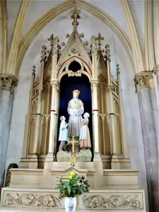 Outro altar na igreja de Remoray (© J.E)