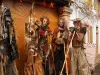 クリスマスマーケット - Les Géants rue Klobb