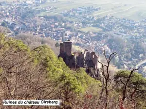 Rovine del castello di Girsberg (© Jean Espirat)