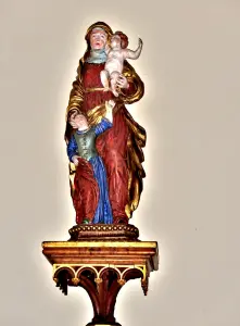 Beeldje, in de kerk (© JE)