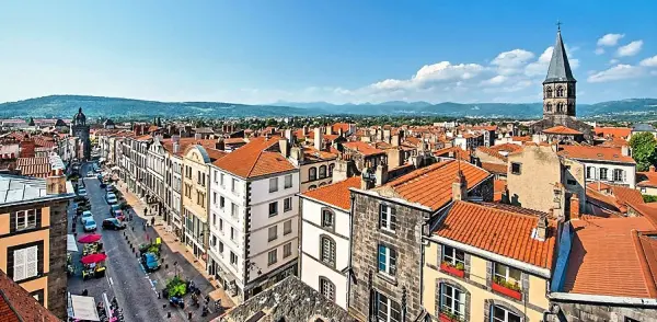 View of Riom from the Clock Tower