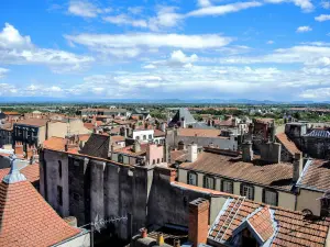 Panorama nord-est, depuis la tour de l'Horloge (© J.E)