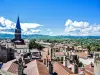 Panorama ouest, depuis la tour de l'Horloge (© J.E)