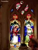 Stained glass window of the Chapel of the Virgin (© Jean Espirat)