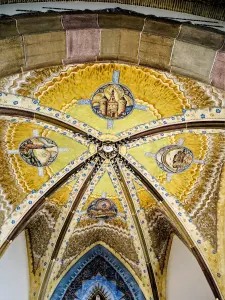 Ceiling of the choir of the chapel (© JE)