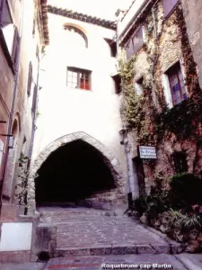 medieval village entrance