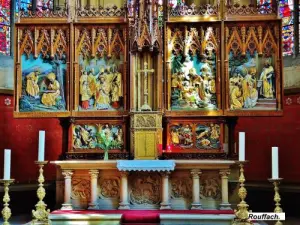 High altar of the Church of Our Lady of the Assumption (© Jean Espirat)