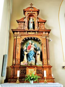 Altar da Virgem, na igreja (© Jean Espirat)