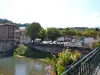 Vue sur la place du marché