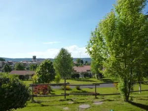 Vista de Saint-Amant desde el camping