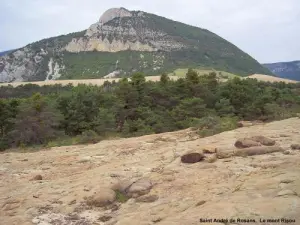 Vue générale du site des boules de Rosans