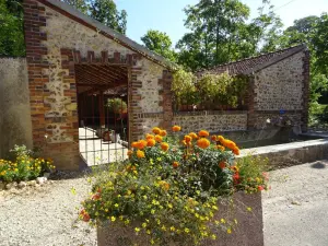 Saint-Aubin-sur-Yonne washhouse after renovation