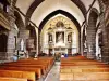 Interieur van de kerk van Saint-Chély